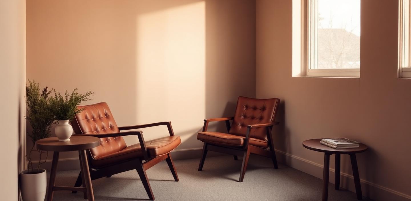 A private consultation room — the confidential space where Seller Confidence sessions take place.